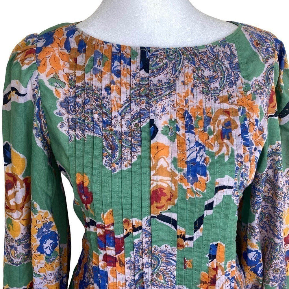 Vtg ‘80s Albert Nipon Two Piece Set Blouse & Skir… - image 4